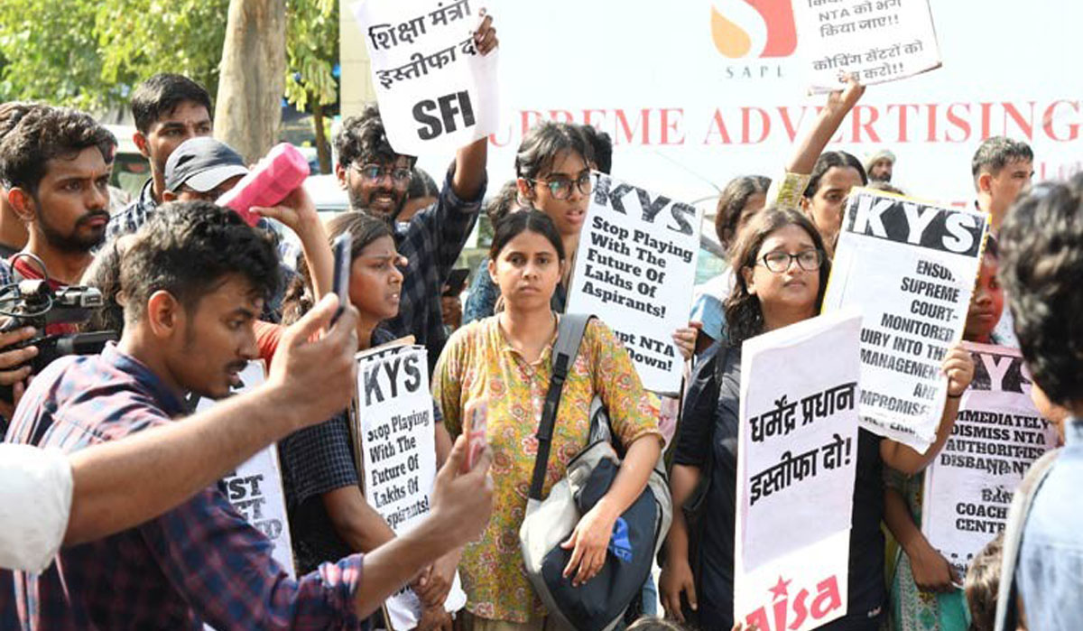 NEET Students protest